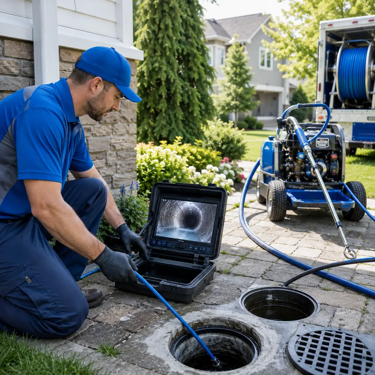 Outdoor drain cleaning professionals serving Brinkhaven, OH